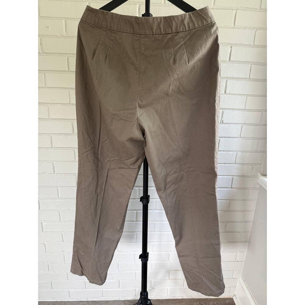 Appleseed’s Gray Slim Ankle Pants Women’s Size 12 Stretch Cotton Career - Picture 4 of 4
